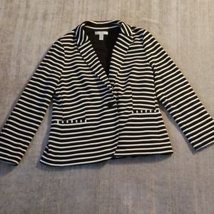Chico's, Size 2 (L/12), striped jacket